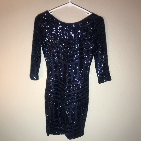 Sequins cocktail party dress - Picture 1 of 3